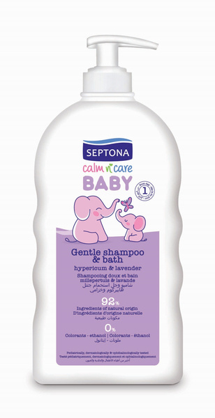 SEPTONA BABY SZAMPON DO KĄPIELI DLA DZIECI Z DZIURAWCEM I LAWENDĄ 200ML