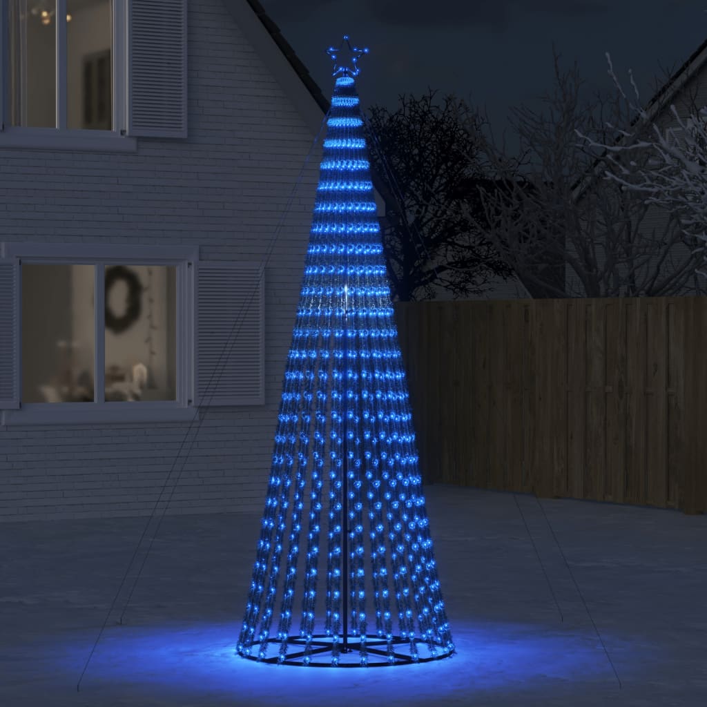 Ziemassvētku Eglītes Dekorācija, 688 Zilas Led, 300 Cm Vidaxl