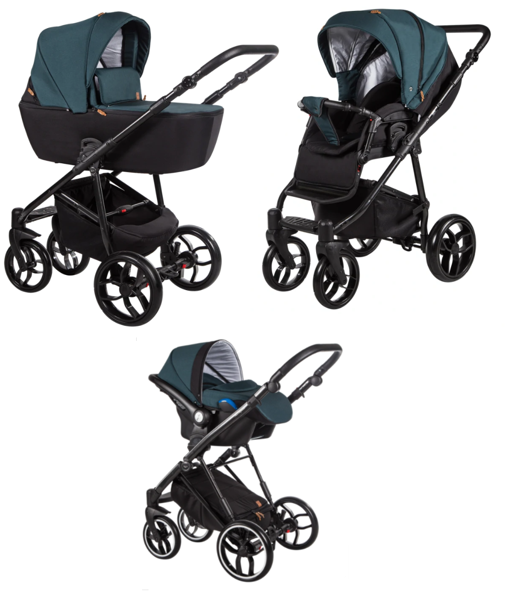 Baby Merc La Noche LNL/LN10/B Детская коляска 3 в 1