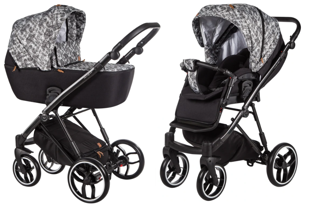 Baby Merc La Rosa LRL/LN04/B Детская коляска 2 в 1