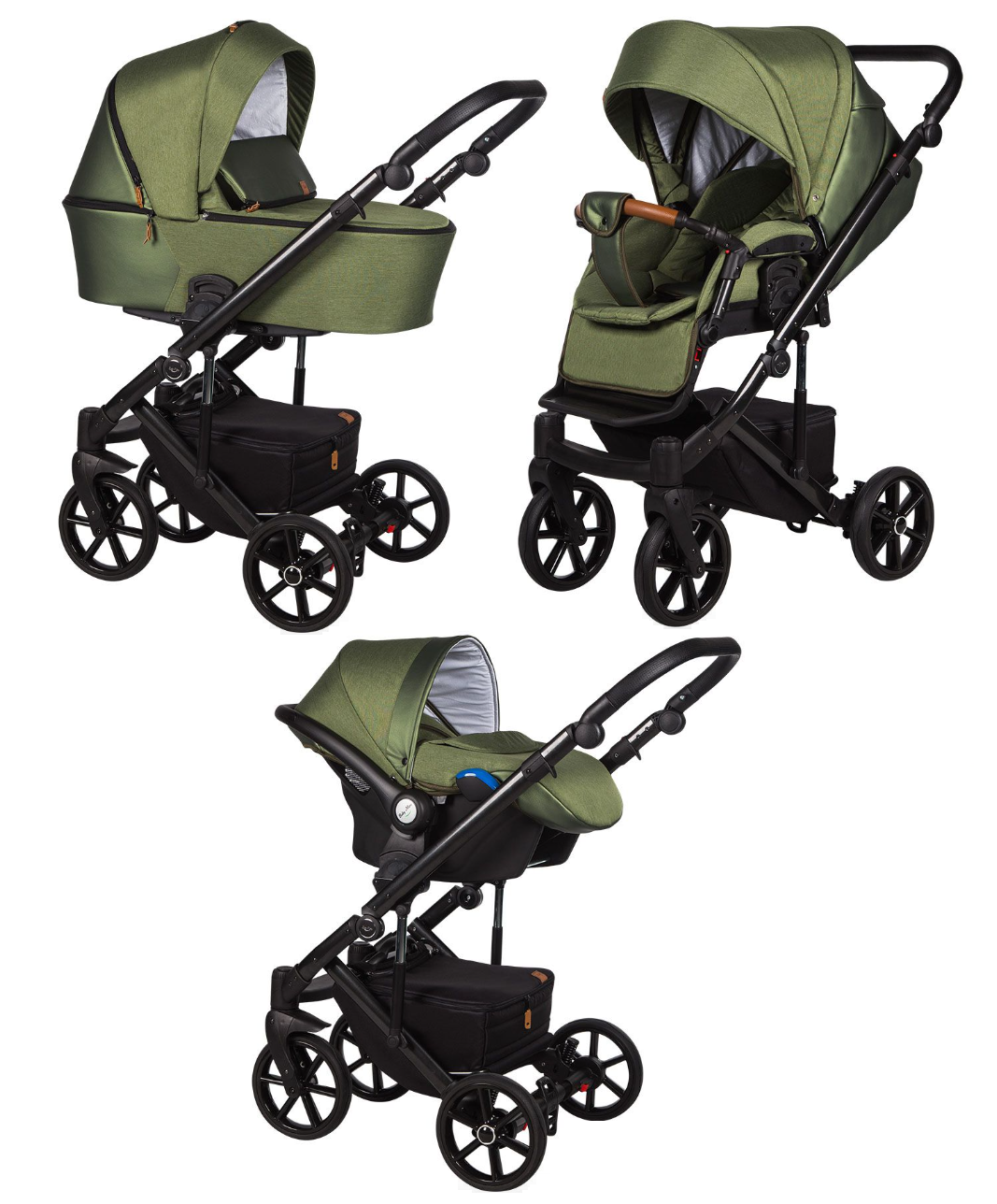 Baby Merc Mosca MO/MO03/B Детская коляска 3 в 1