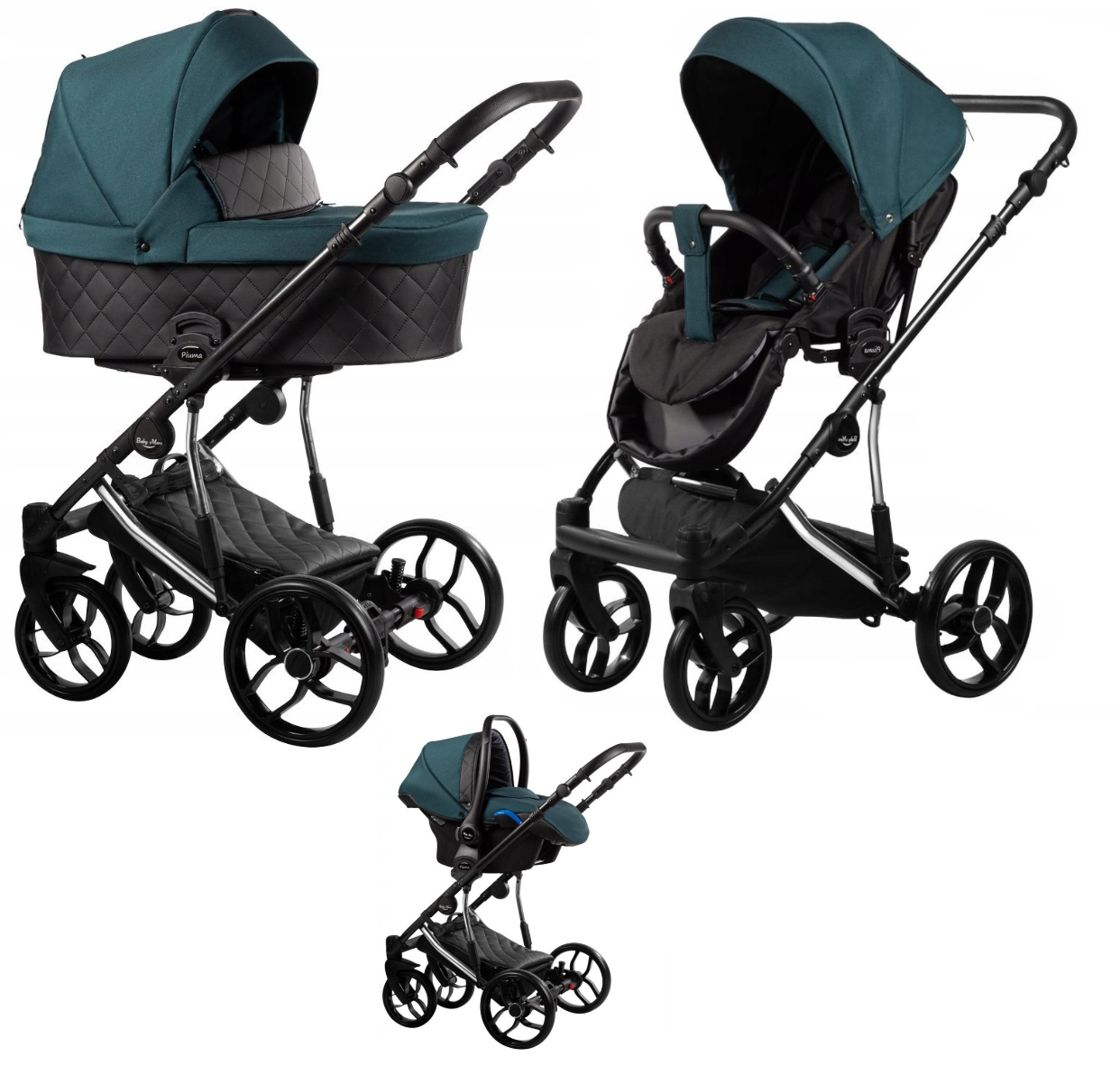 Baby Merc Piuma Limited 01JE Детская коляска 3 в 1