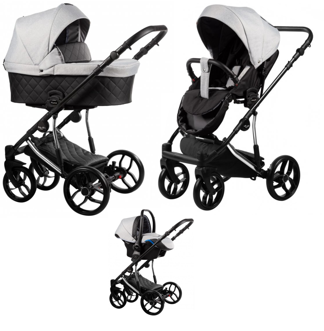 Baby Merc Piuma Limited 03JE Детская коляска 3 в 1