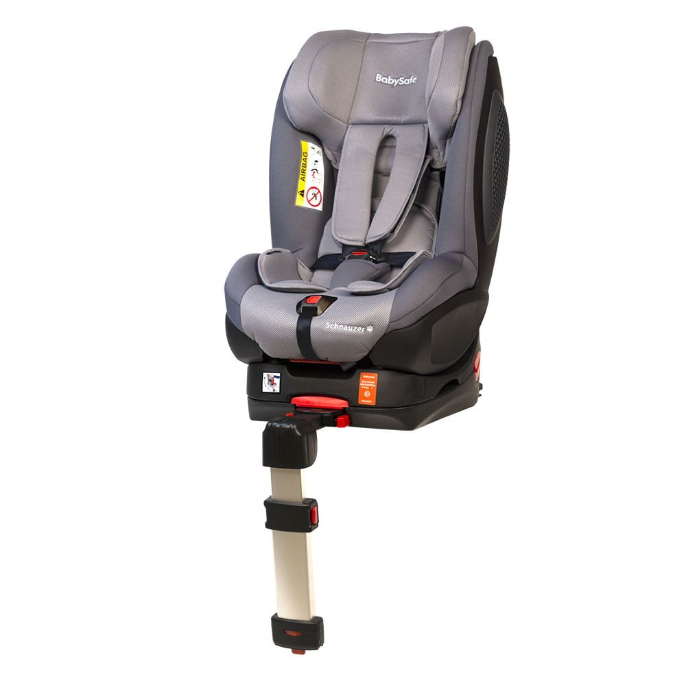 BabySafe Schnauzer Grey + Base ISOFIX Детское автокресло 0-18 кг