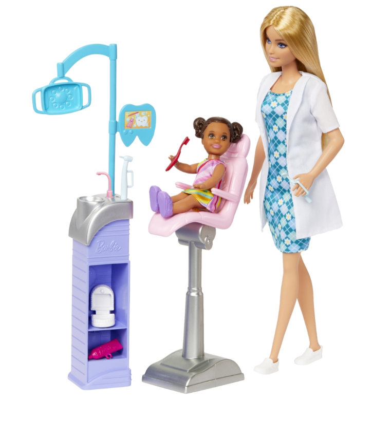 Barbie Career Doll Asst. Dentist Kукла GJC23