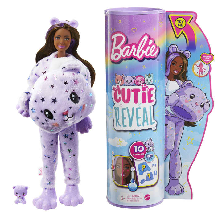 Barbie Cutie Reveal Dreamland Fantasy Teddy HJL57 Kукла