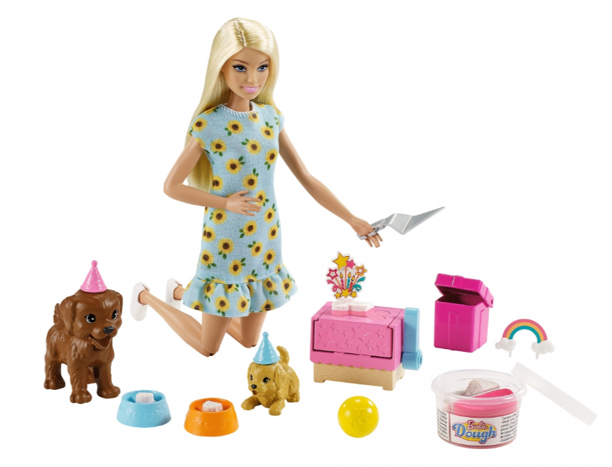 Barbie Puppy Party Playset кукла GXV75