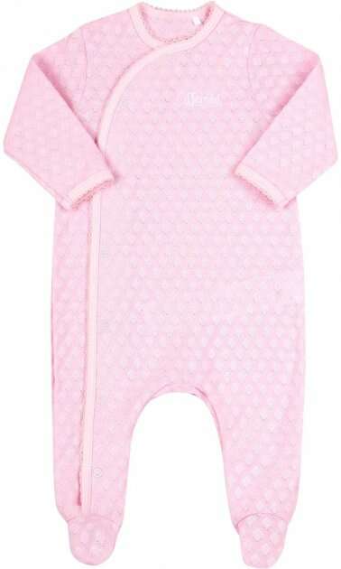 Bembi Baby Pink Детcкий хлопковый комбинезон