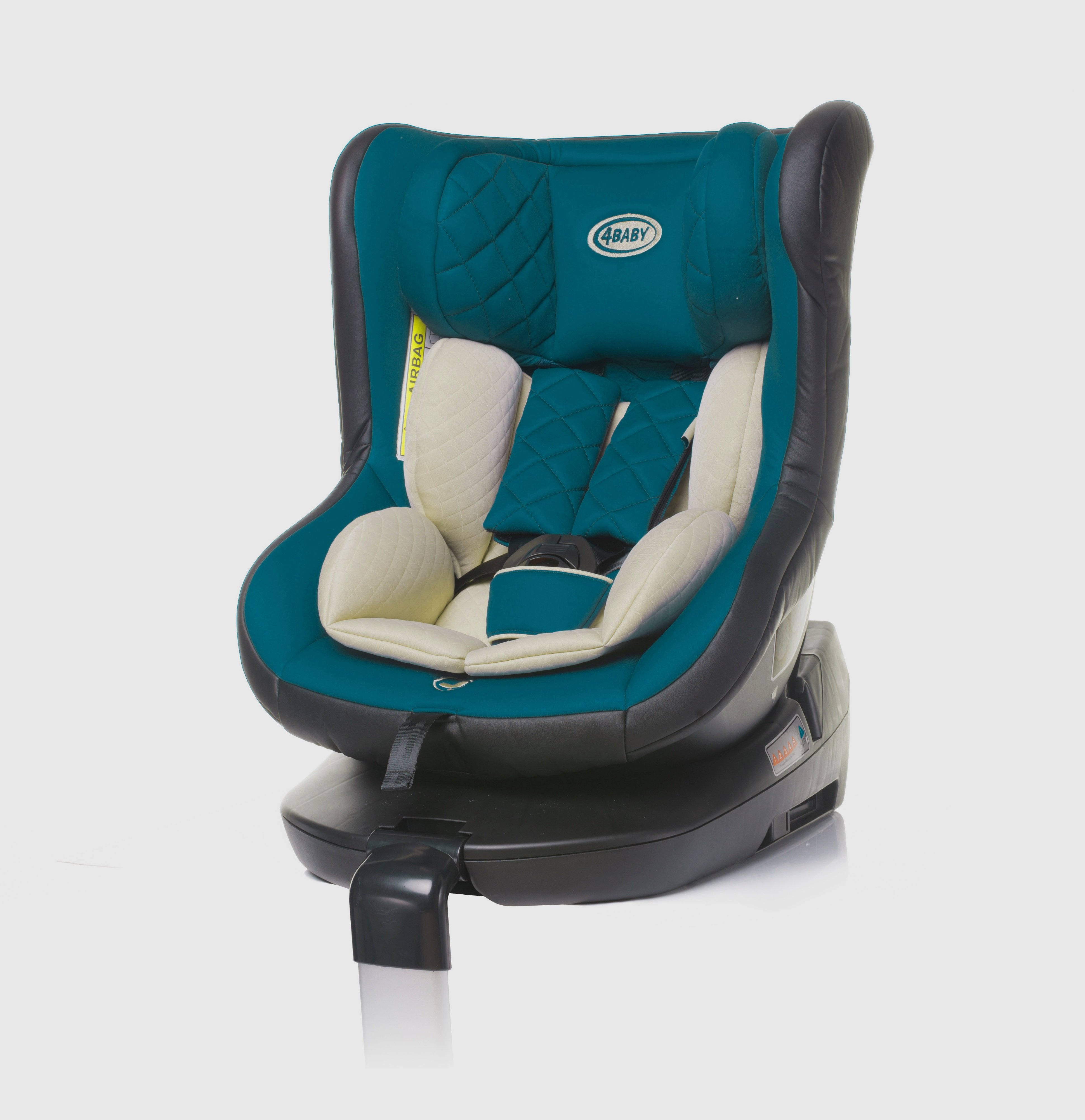 Детское автокресло 0-18 кг 4BABY ROLL-FIX ISOFIX dark turkus