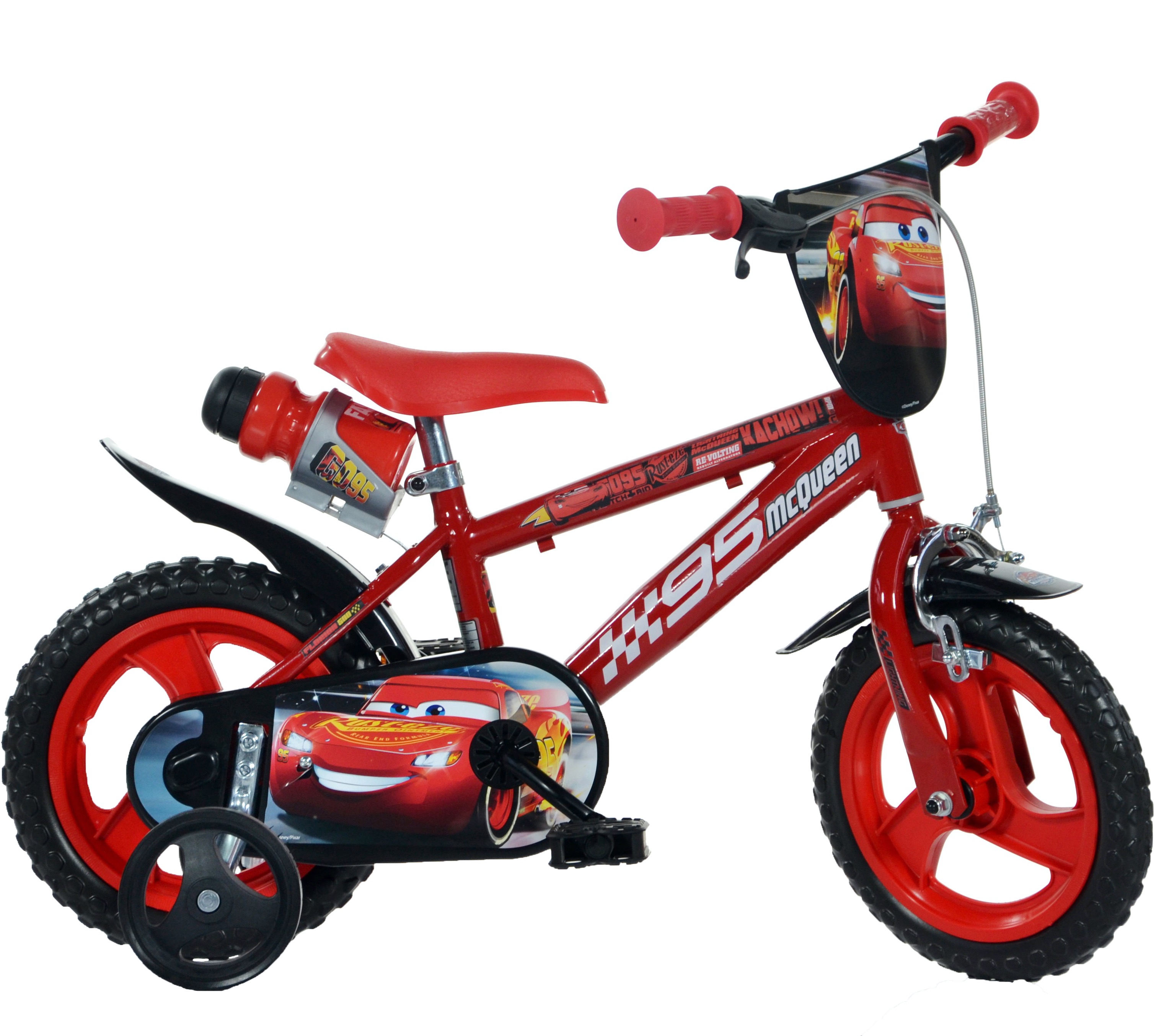 Детский двухколесный велосипед Dino bikes Cars 16" 416U-CS3