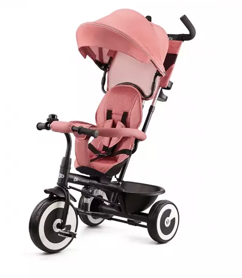 Детский трехколесный велосипед Kinderkraft Aston Rose Pink