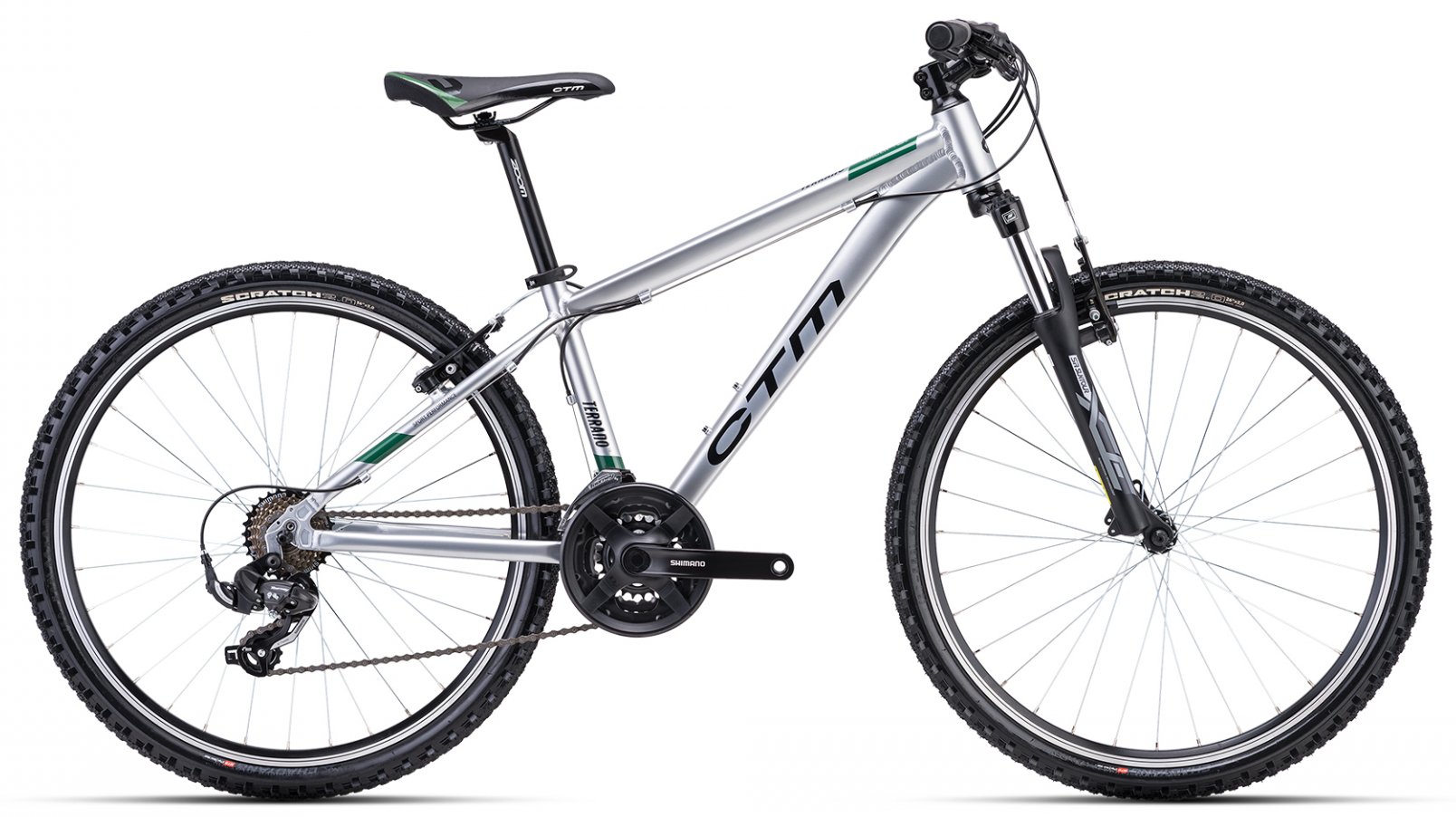 Детский велосипед CTM MTB alloy Terrano 1.0 Silver 26"