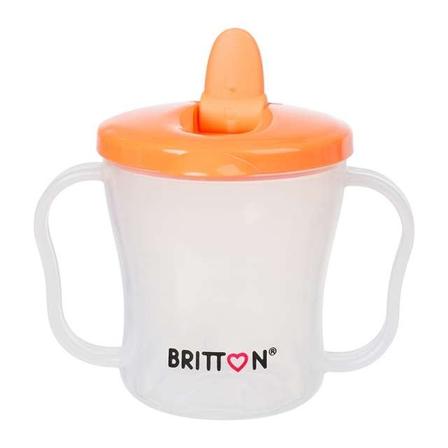 Britton First Cup Кружечка-непроливайка с носиком 200мл