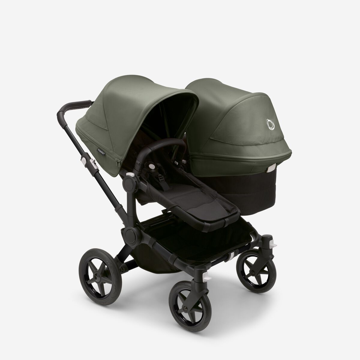 Bugaboo Donkey 5 DUO Forest Green Black frame Коляска для погодок Трансформер