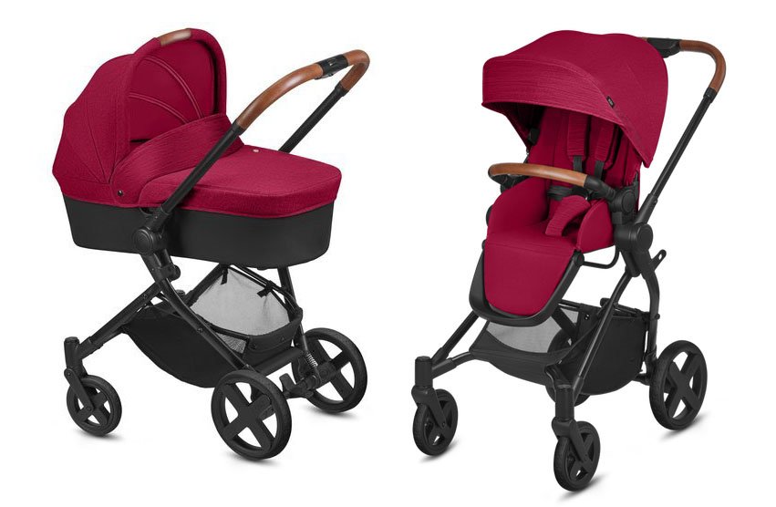 Cybex Kody Pure Lux Crunchy Red Детская коляска 2in1
