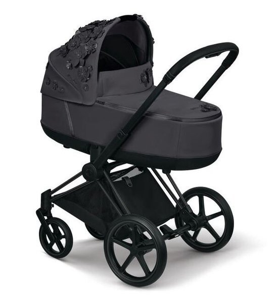 Cybex Priam Dream Grey Simply Flowers + Matt black frame Коляска с Люлькой