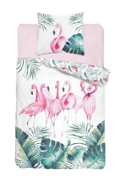 Detexpol Flamingo Paradise Комплект постельного белья из 2 частей 160x200