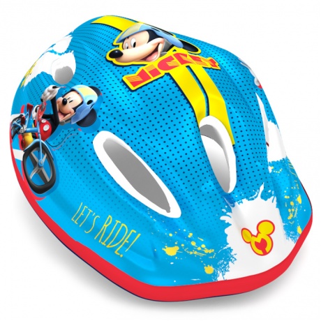 Disney Bike Helmet Mickey Сертифицированный регулируемый шлем для детей (52-56 cm)