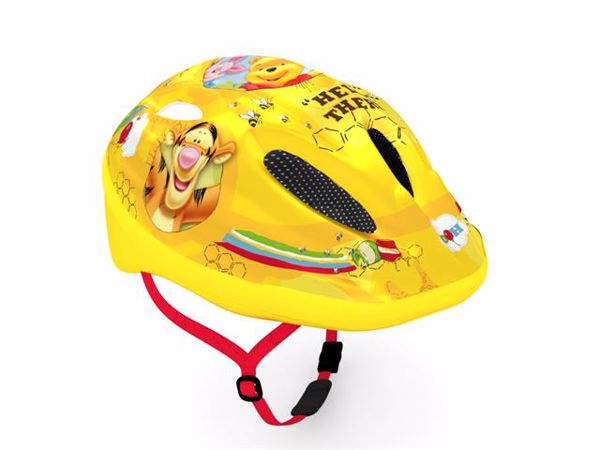 Disney Bike Helmet Winnie Pooh Сертифицированный регулируемый шлем для детей (52-56 cm)