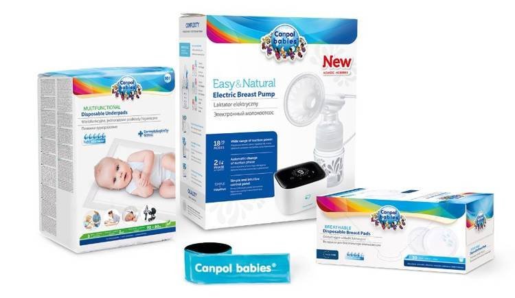 Электрический молокоотсос Canpol Babies Easy&Natural 12/207 с аксессуарами 3 в 1