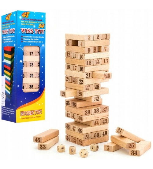 Игра настольная деревянная Jenga  24x8x8 cm A158290