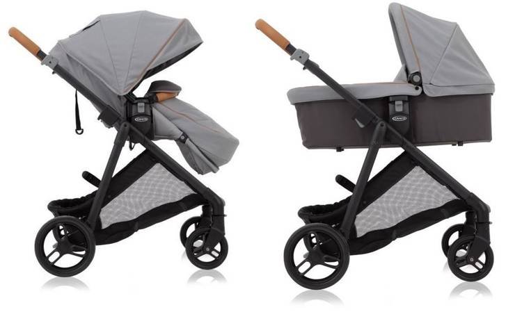 Graco Near2Me Steeple Gray Детская коляска 2 в 1