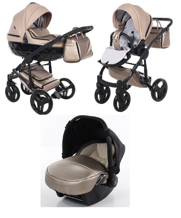 Junama Saphire Col.06 Beige Детская коляска 3 в 1