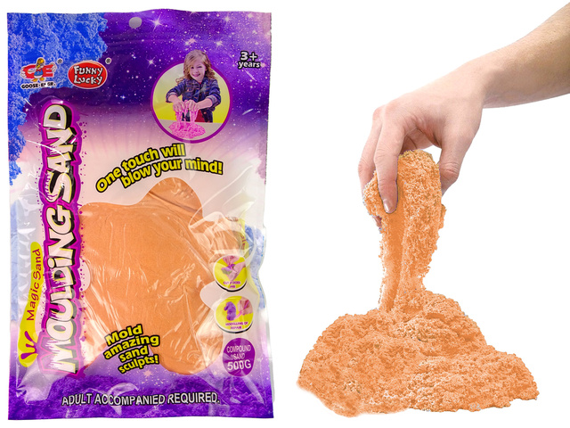 Песок кинетический 500 g ORANGE 17522