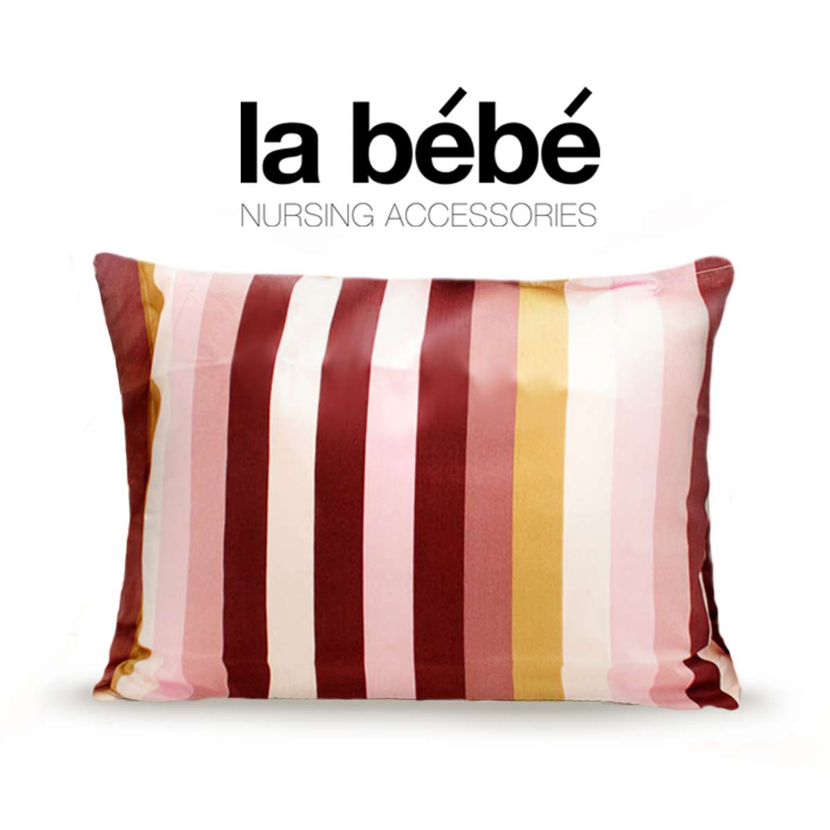 La Bebe Cotton Stripes Хлопковая наволочка с кантом для подушечки 60x40 см