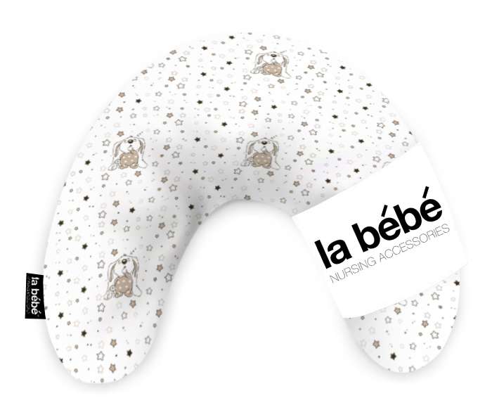 La Bebe Mimi Nursing Cotton Bears Подковка для сна, кормления малыша 19 x 46 cm