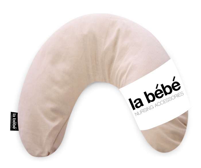 La Bebe Mimi Nursing Cotton Pillow Beige Подковка подушечка 19*46cm