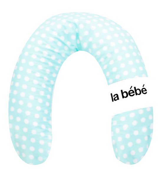 La Bebe Rich Cotton Nursing Maternity Pillow  Dots 100% Natural Linen Подковка для сна, кормления малыша - Чехол 1