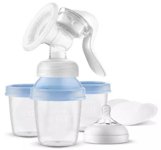 Ручной молокоотсос с контейнерами для хранения молока Philips Avent SCF430/13