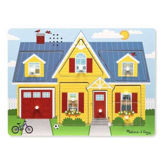 Melissa&Doug Sound Puzzles House Деревянный музыкальный пазл