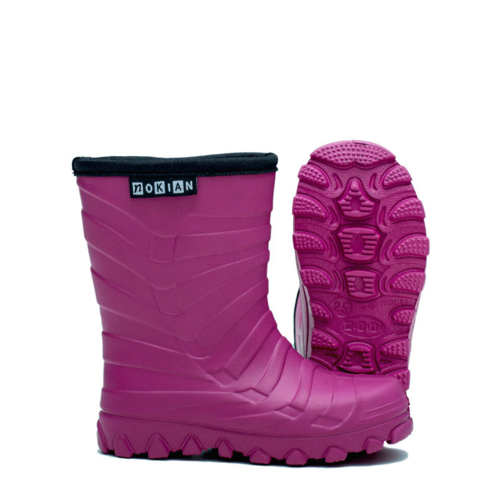 Nokian winter light kids Violet Детские резиновые сапоги с утеплителем