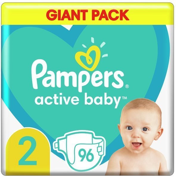 Pampers Active Baby подгузники 2 размер 96 шт.