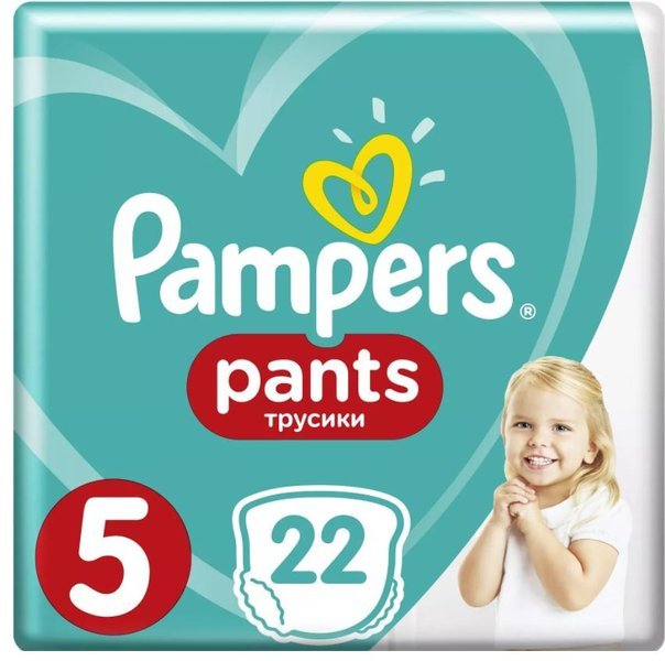 Pampers Pants подгузники 5 размер 22 шт.