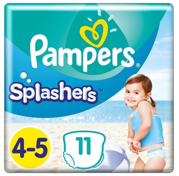 Pampers Pants Splashers подгузники для плавания 4-5 размер 11 шт.