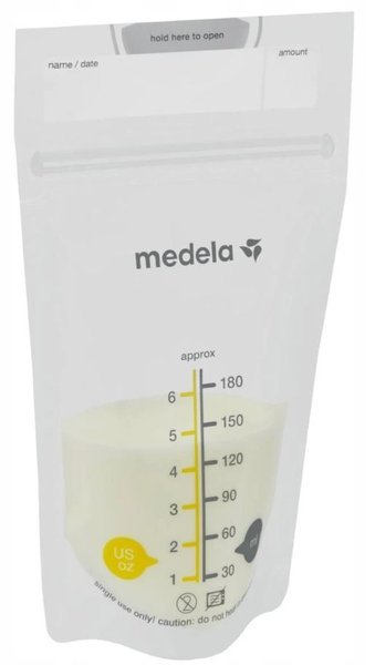 Пакеты для сбора и хранения грудного молока Medela Food Bags Pump & Save 180 мл 25 шт.