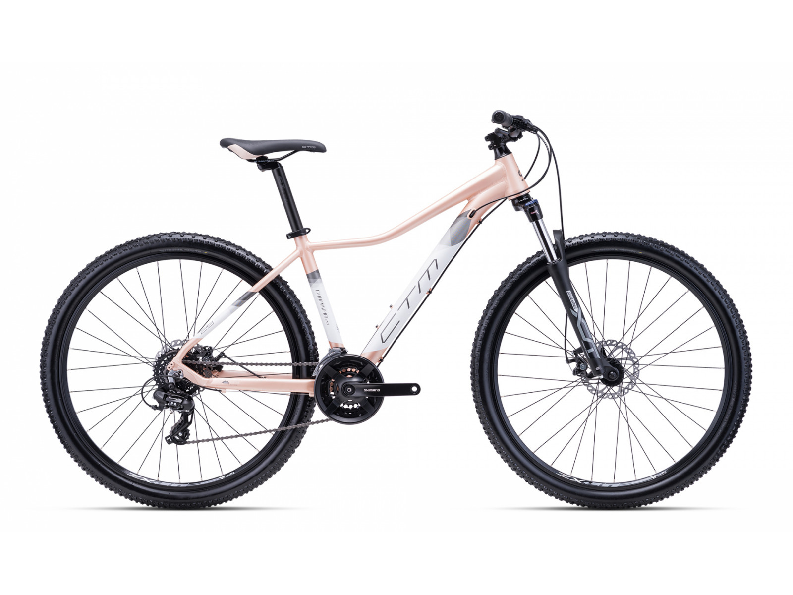 Женский велосипед CTM MTB Charisma 2.0 matt light pink grey 27.5"