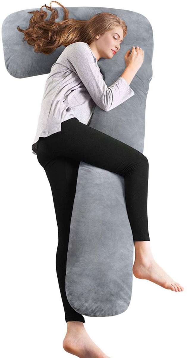 Подушка - подкова 180 см La Bebe Flopsy Nursing Maternity Pillow [2 чехла]