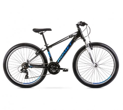 Мужской велосипед Romet Rambler R6.1 26" 14S black/blue