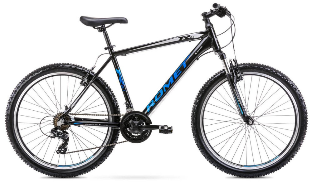 Мужской велосипед Romet Rambler R6.1 26" 17M black/blue