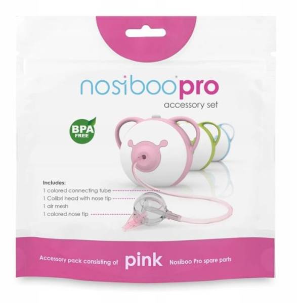 Аксессуары для электрического аспиратора Nosiboo Pro/Pro2 Pink