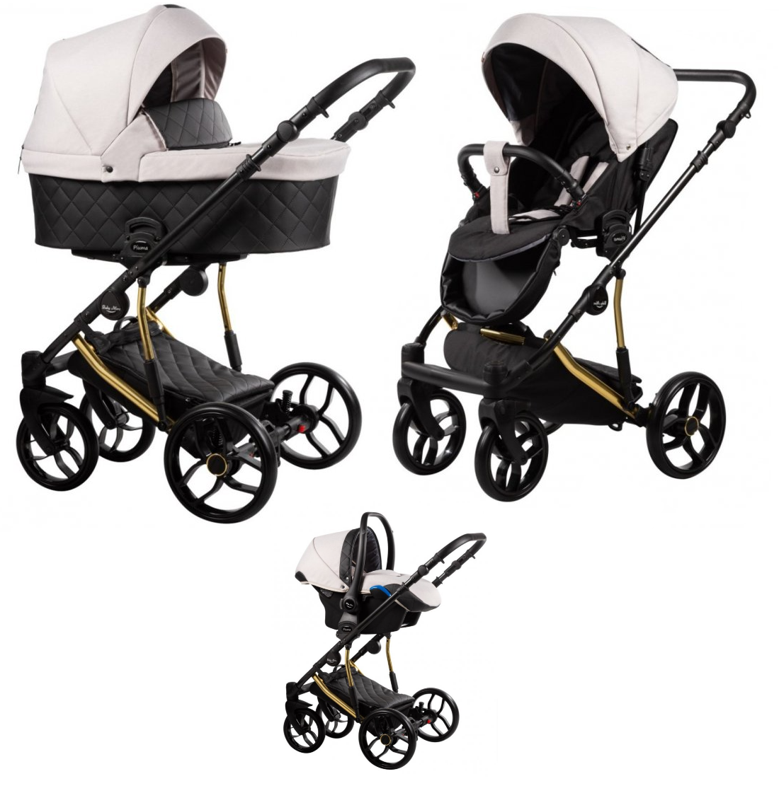 Baby Merc Piuma Limited 02ZE Детская коляска 3 в 1