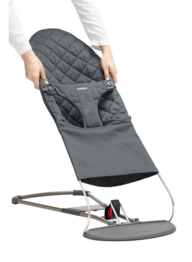 BabyBjorn Anthracite grey Cotton 012021 Чехол для шезлонга