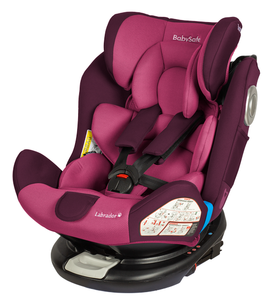 BabySafe Labrador Pink violet Детское автокресло 0-36 кг