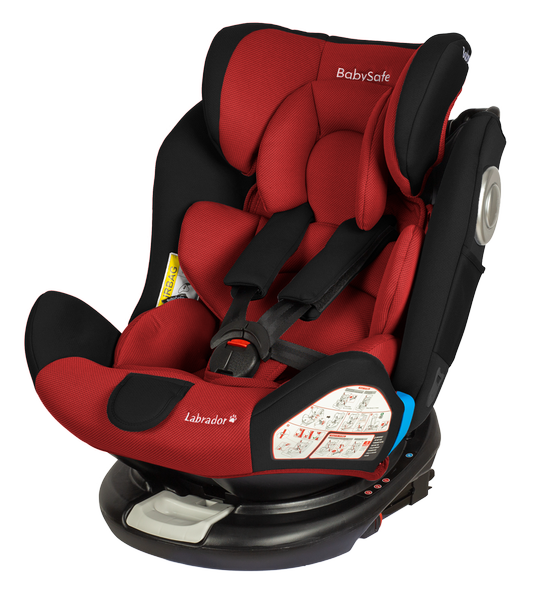 BabySafe Labrador Red black Детское автокресло 0-36 кг