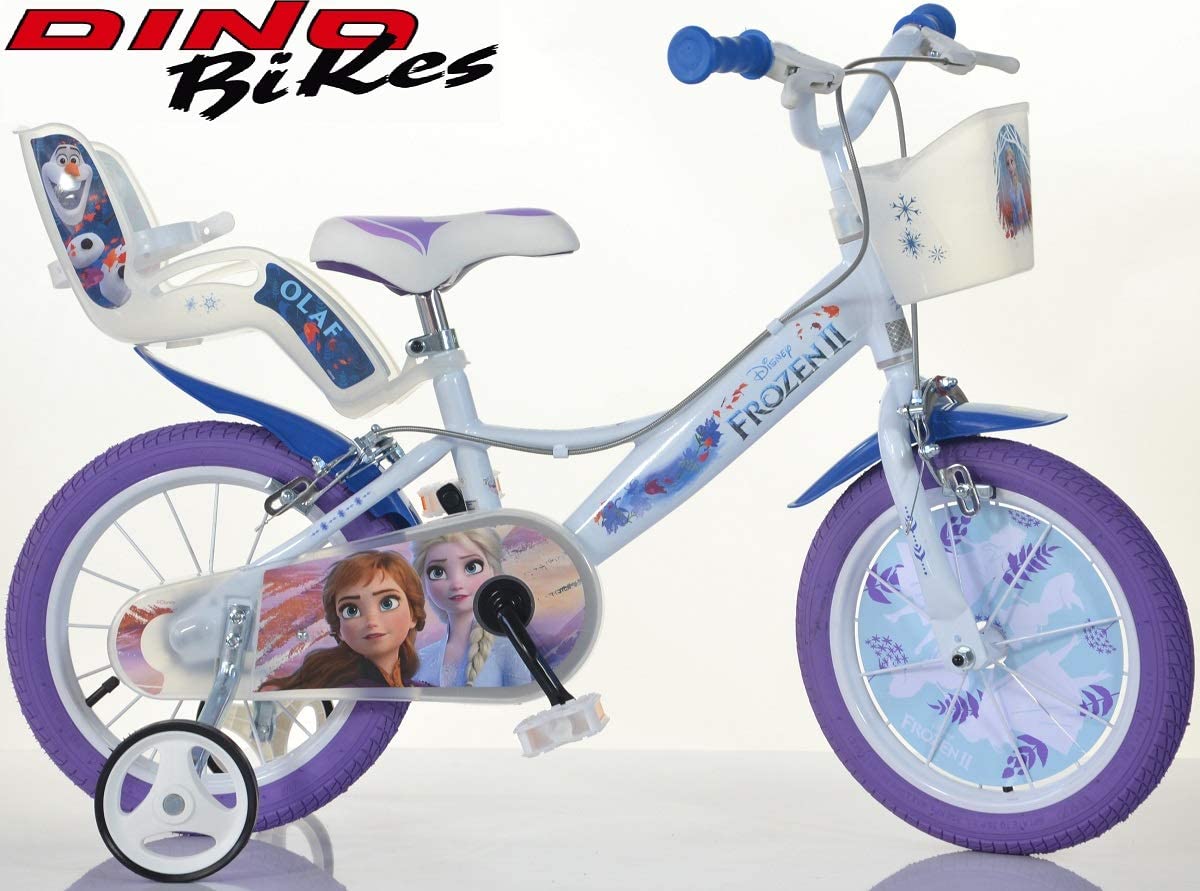 Детский двухколесный велосипед Dino bikes Frozen 14" 144R-FZ3