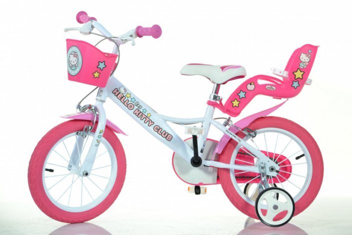 Детский двухколесный велосипед Dino bikes Hello Kitty 14" 144R-HK2